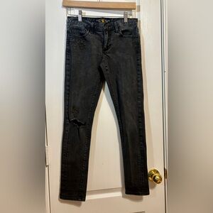 Lucky Brand Women’s Black Embroidered Jeans